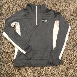 VS pink 3/4 zip